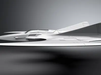 Batwing flash Scale Model 3D print model