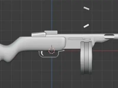ppsh Free Free low-poly 3D model