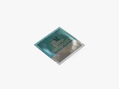 Condom Package 3D model