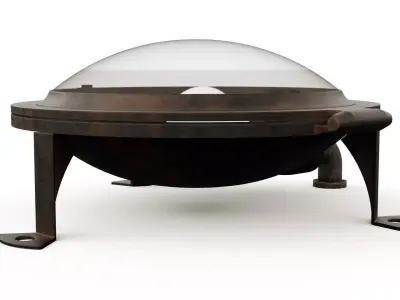 RMS Titanic Deck Lamp 3D model