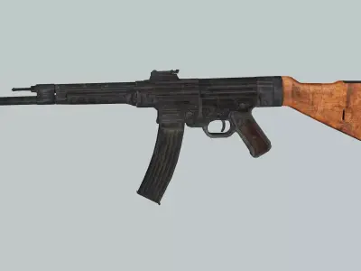 STG 44 Sturmgewehr Stg44 Low-poly 3D Model Low-poly 3D model