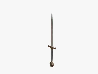Sword 01 Low-poly 3D model get