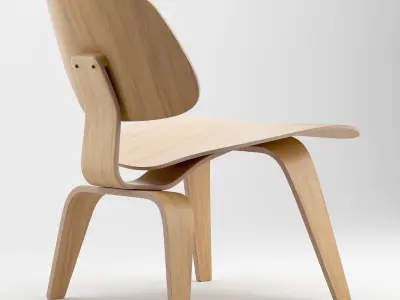 Eames Lounge Armchair Free 3D model