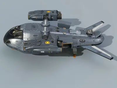 Support Spaceship 3D model