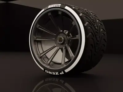 JRC RACING 2 Limited Edition With PIRELLI Tire 3D model