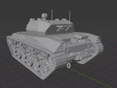 Ripsaw M5 Unmanned Ground Vehicle UGV  3D print model