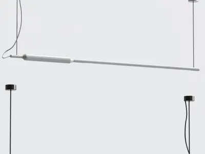 Slim Suspension lamp by Vertigo Bird 3D model