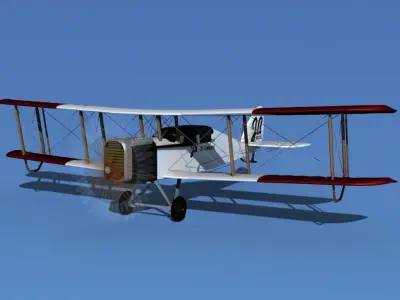 Airco DH-4 V01 Johnson Bros Oil Co 3D model