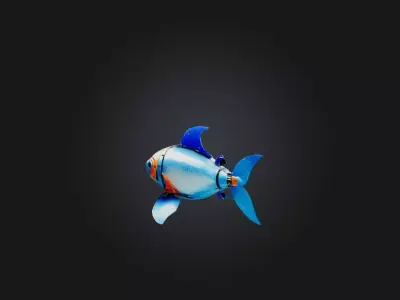 RoboFish Model Low-poly 3D model