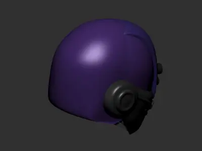 helmet high poly sculpt 3d printable ver 7 3D model 3D model 217