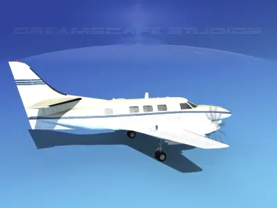 Swearingen SA226-T Merlin III V07 3D model