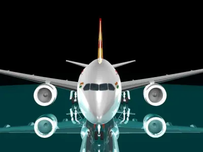 Air India 787 - 8 Dreamliner 3D model