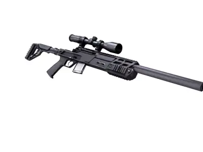 SPR300 rifle 3D model