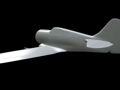 CAC Boomerang fighter model for 3D-printing 3D print model