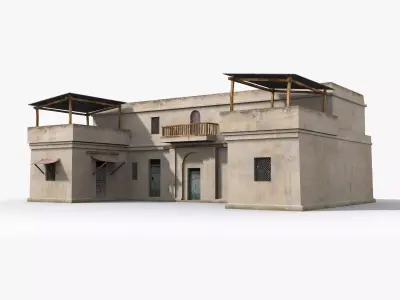 Arab xx23 Low-poly 3D model