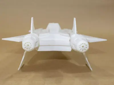 Buck Rogers Traegers Starfighter 3D print model