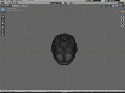 Skull Special Combat Helmet 3D model