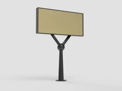 Outdoor Billboard 3D model