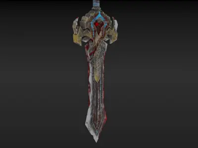 Viking Sword  Low-poly 3D model