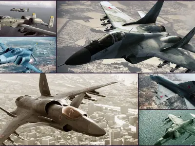 Pack 50 3DModel Aircraft 3D model