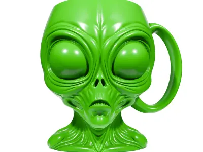 Alien Mug 4 3D print model