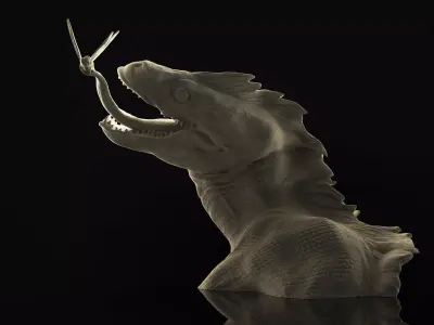 Raptor Dinosaur 3D Printable Sculpture 3D print model