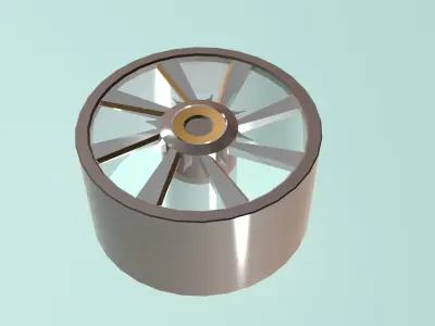 Alu rim 3D model