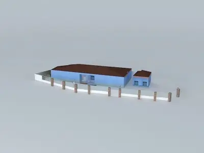 Colegio Publico Holy Christ of the Calvary Free 3D model