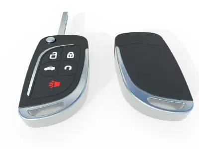 Car key Model 4 Low-poly 3D model