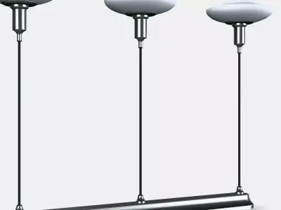 TALLBYN Pendant lamp with 3 lamps 3D model