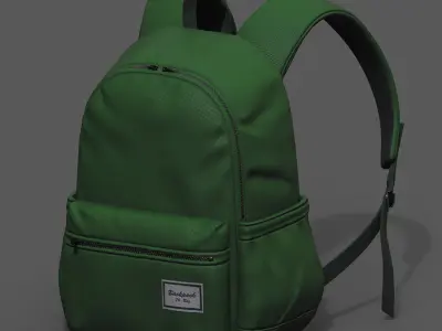 Backpack bag baggage pockets  Low-poly 3D model buy