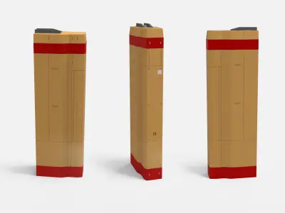 sci-fi Architecture kitbash 37 3D model