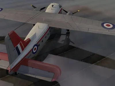 Bristol Type 170 Freighter Mk-31 3D model