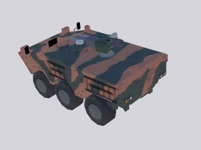 Iveco Guarani VBTP MR EB Low-poly 3D model