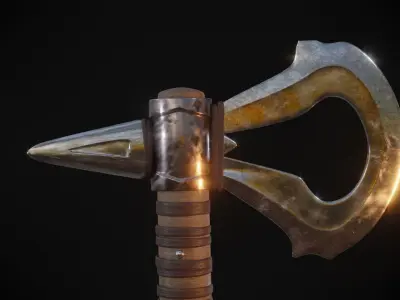 Connor Tomahawk - Assassins Creed III Low-poly 3D model