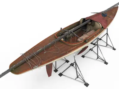 Abandone Yacht 02 3D model