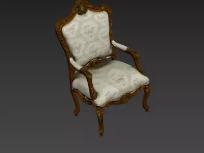 135- Chinese Style Scene - Free 3D Model of Chair 5 Free 3D model