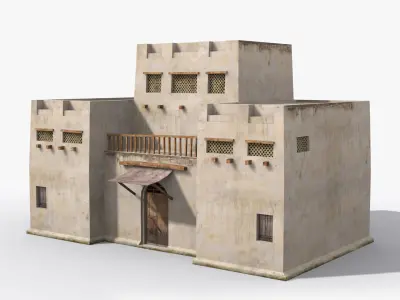 Arab xx7 Low-poly 3D model