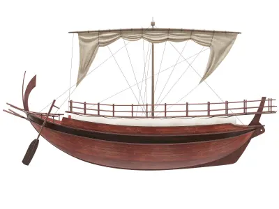 Greek Merchant Ship 3D model