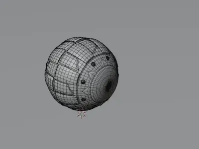 Green Goblins Grenade Low-poly 3D model