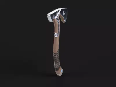 Magical Tomahawk Hatchet Axe Low-poly 3D model