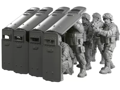 Riot Shields 3D print model
