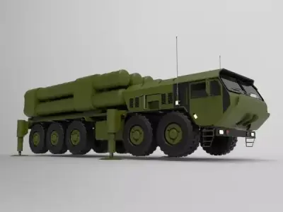 THAAD Terminal High Altitude Area Defense 3D model