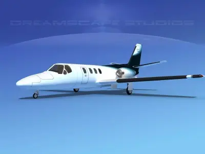 Cessna 500 Citation I V13 3D model