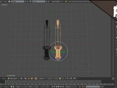 Lego sword Free 3D model