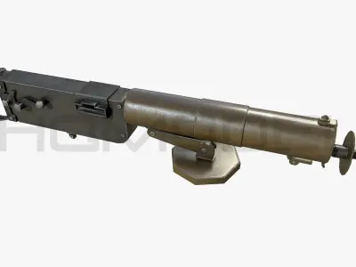 German MG 0815 Gun PBR Free 3D model