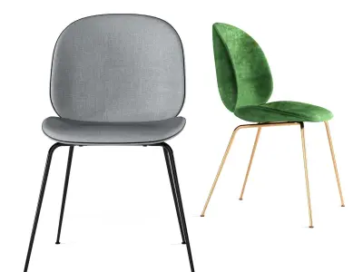 GUBI Beetle Dining Chair 3D model