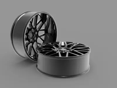 MOMO Revenge Alloy Wheel 3D model