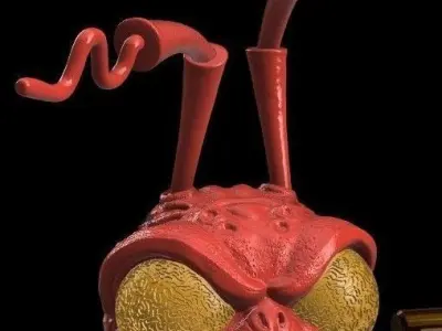 Custom Head - Insect Assassin Hunter Free 3D print model