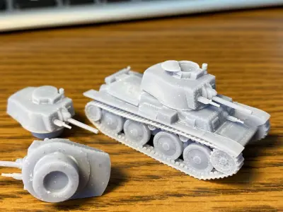 Panzer 38t for Flames of War Free 3D model